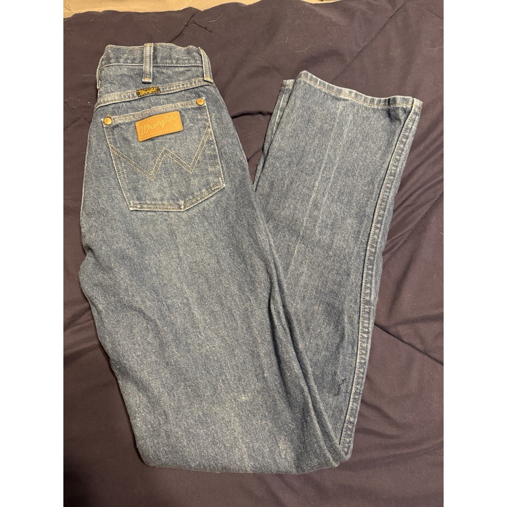 Vintage Wrangler 13MWZ Cowboy Bootcut USA Men Jeans 28x34‎ FITS 27x34